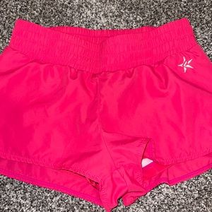 Rebel Athletic power pink shorts